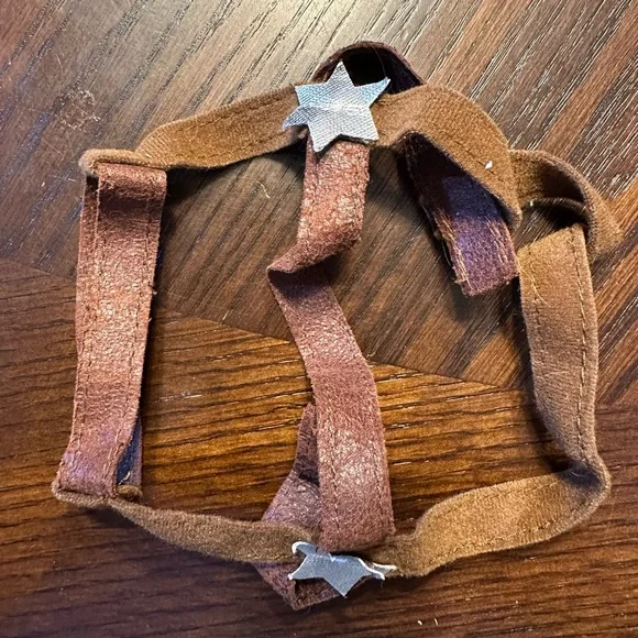Build a Bear Brown Saddle & Bridle with Stars for Horse or My Little Pony RARE - Picture 3 of 5